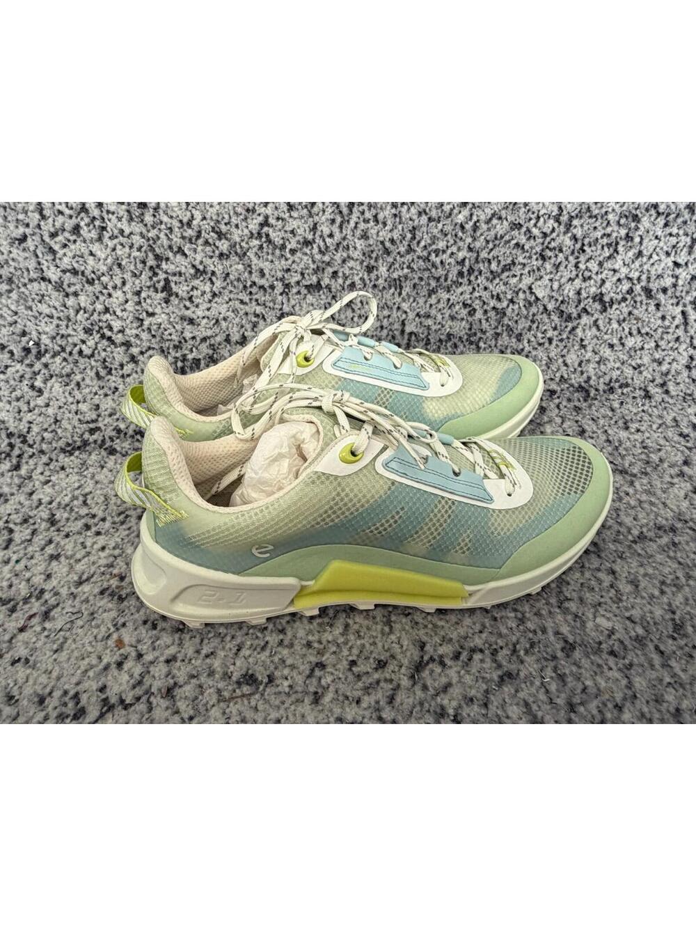 ECCO Biom C4 Golf Shoes Mens EU 41 US 10-10.5 Green Blue Waterproof GORE-TEX